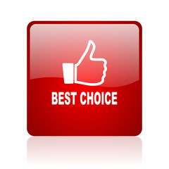 best choice blue bubble icon