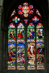 Stained glass window