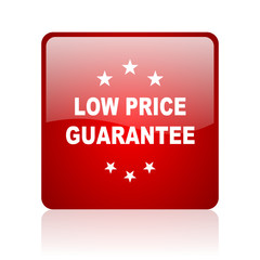 low price guarantee blue bubble icon