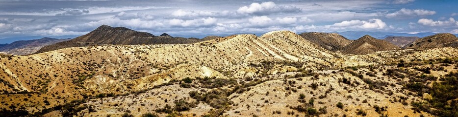 Panorama Wüste Tabernas Andalusien