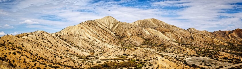 Fototapeta na wymiar Panorama Wüste Tabernas Andalusien