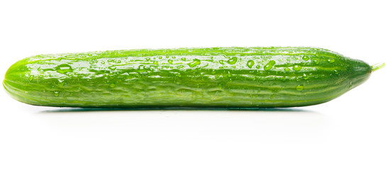 Cucumber On White