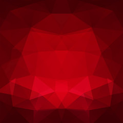 Background of geometric shapes. Red mosaic pattern. Vector EPS 10. Vector illustration