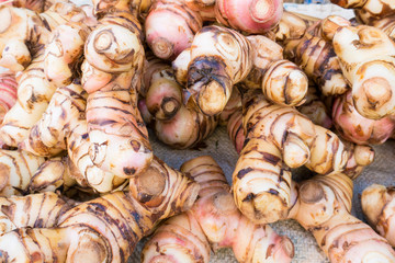 Group of fresh ginger