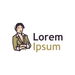 Music and entertainment icon / DJ visual identity