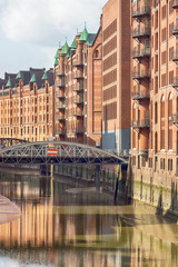 Geb&auml;ude in der Speicherstadt Hamburg