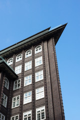 Fototapeta na wymiar Chilehaus in Hamburg