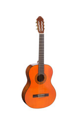 Fototapeta premium Natural Wooden Classical Acoustic Guitar