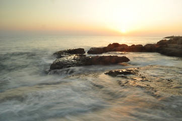 Sonnenuntergang in Side, Türkei