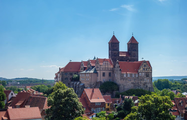 Fototapeta na wymiar Burg von Quedlinburg