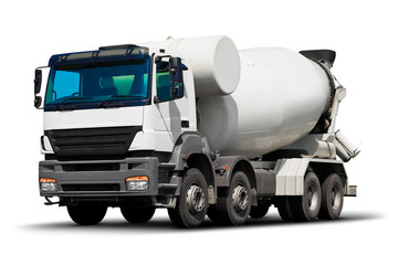Concrete mixer truck - 133383360