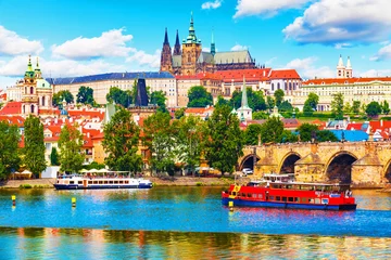 Foto op Aluminium Scenery of Prague, Czech Republic © Scanrail