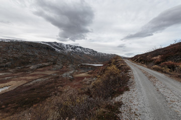 Weg in die Berge