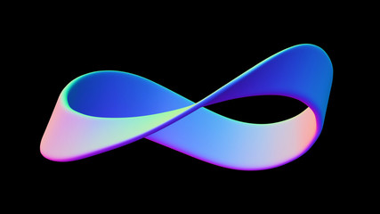 colorful mobius strip