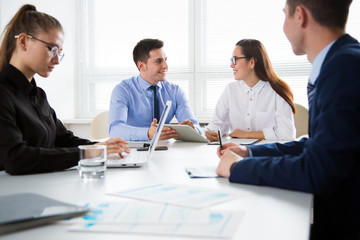 Fototapeta premium Spotkanie ludzi biznesu