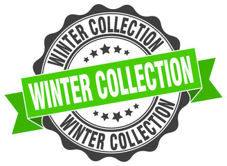 winter collection stamp. sign. seal
