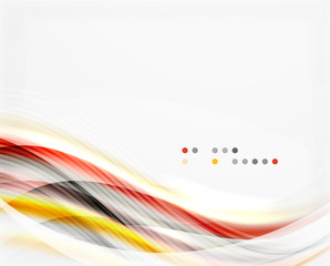 Vector shiny wave abstract background