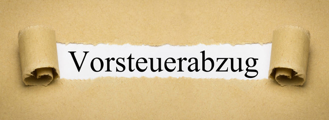 Vorsteuerabzug