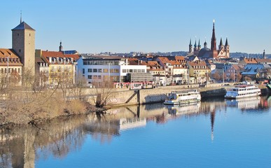 Fototapeta premium Würzburg, Main, Altstadt