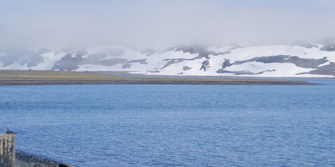 antarctica landscape background view