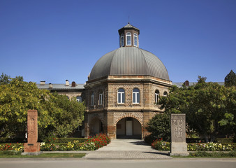 Fototapeta na wymiar Vagharshapat. Gevorkian Seminary in Etchmiadzin monastery. Armenia