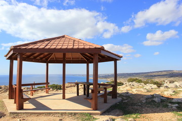 Urlaub: Pavillon nahe Kap Greco auf Zypern