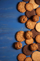 Various cookies and coffee