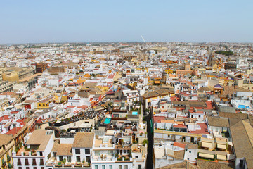 Panorámica de Sevilla, España