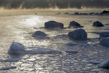 Kotka's winter landscape
