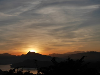 Sonnenuntergang in Luang Prabang