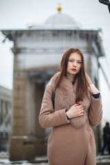 Beauty Model, Street fashion, Winter Dress
