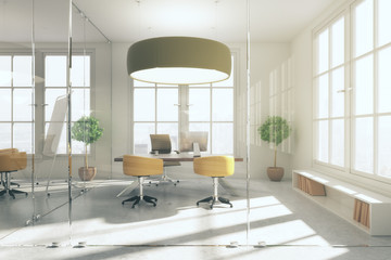 Modern meeting interior