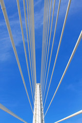 Fototapeta premium Puente del Alamillo en el río Guadalquivir, Sevilla