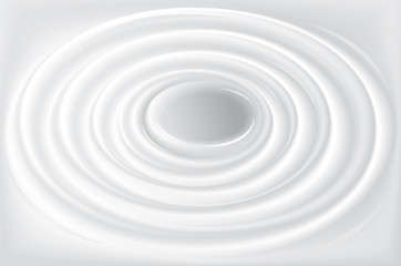Vector background with concentric circles of water