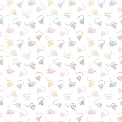 Seamless vector pattern with spiral.