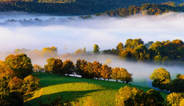 brume sur les baronnies