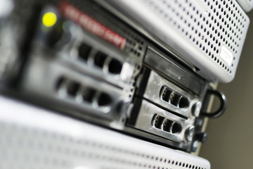 Network servers in data room Domestic Room