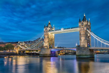 Tower Bridge in London, UK.