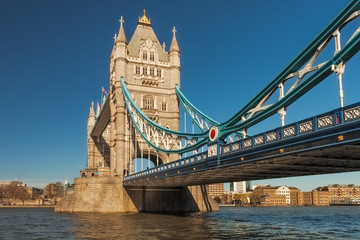 Fototapeta na wymiar Tower Bridge in London, UK.