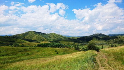 Fototapeta na wymiar Romanian Plain in southern Romania