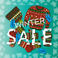 Winter Sale - discounts on warm clothes