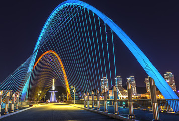 Expo bridge at Daejeon,South Korea.