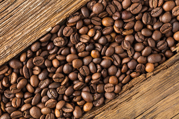 roasted coffee in beans