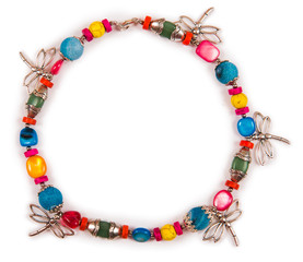 Elegant bracelet isolated on white background