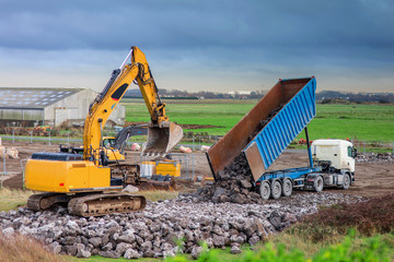 travail en &eacute;quipe sur le chantier