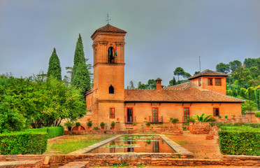 Fototapeta na wymiar Parador de San Francisco at the Alhambra - Granada, Spain