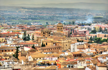 Fototapeta na wymiar View of San Jeronimo Monastery in Granada, Spain