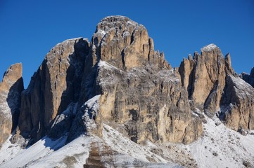 Grohmannspitze von Osten in der Langkofel Gruppe