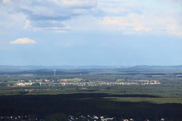 Far view on Hilpoltstein from Schlossberg (Heideck)