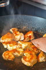 Fleisch anbraten